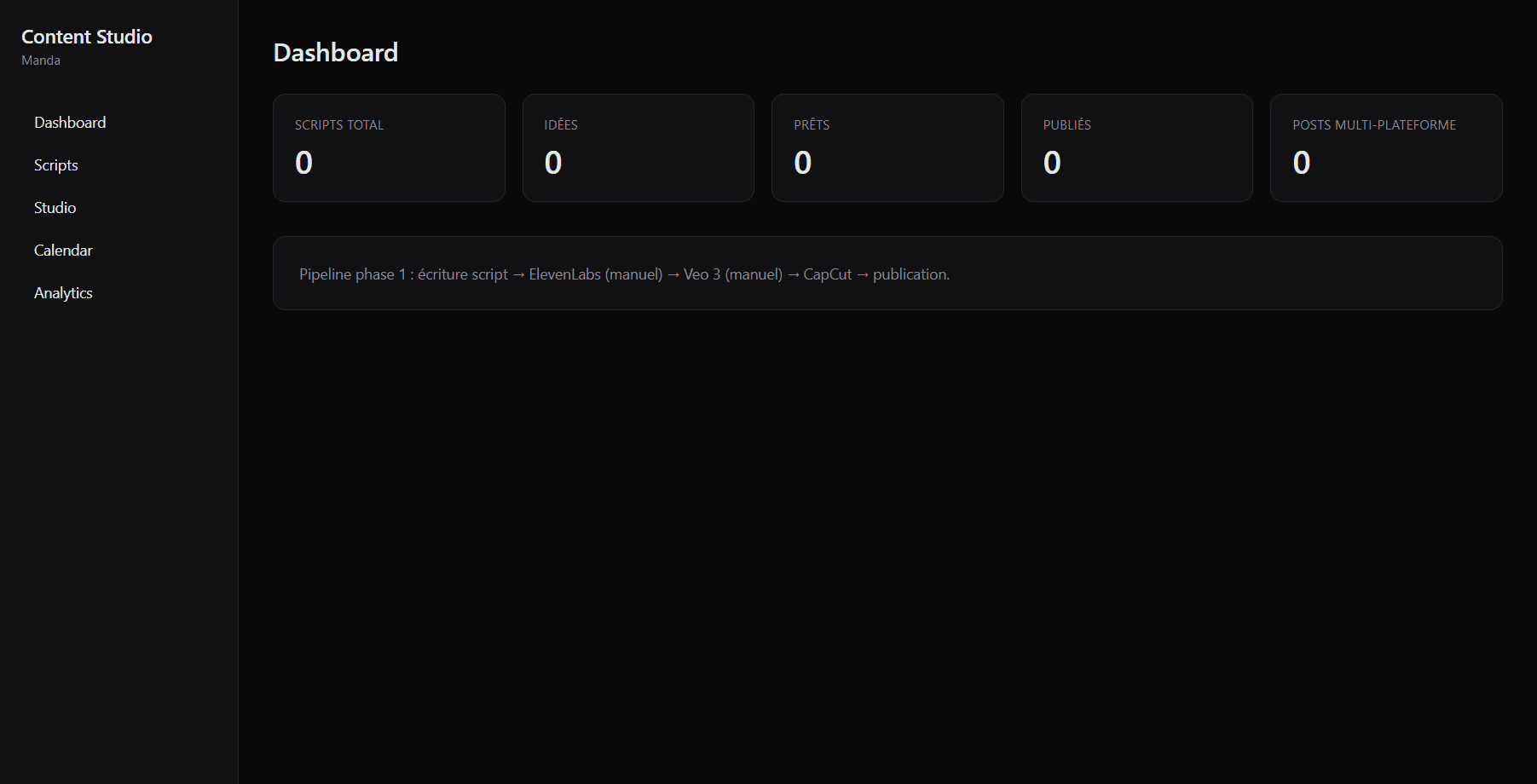 Content Studio - Solo video production pipeline