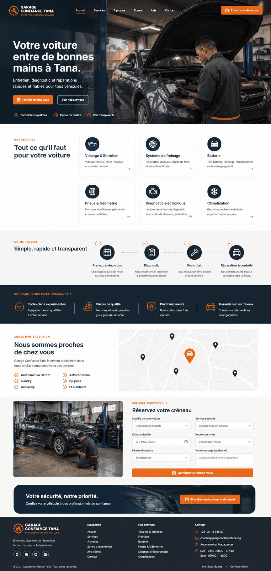 Direction 1 - Garage Confiance Tana